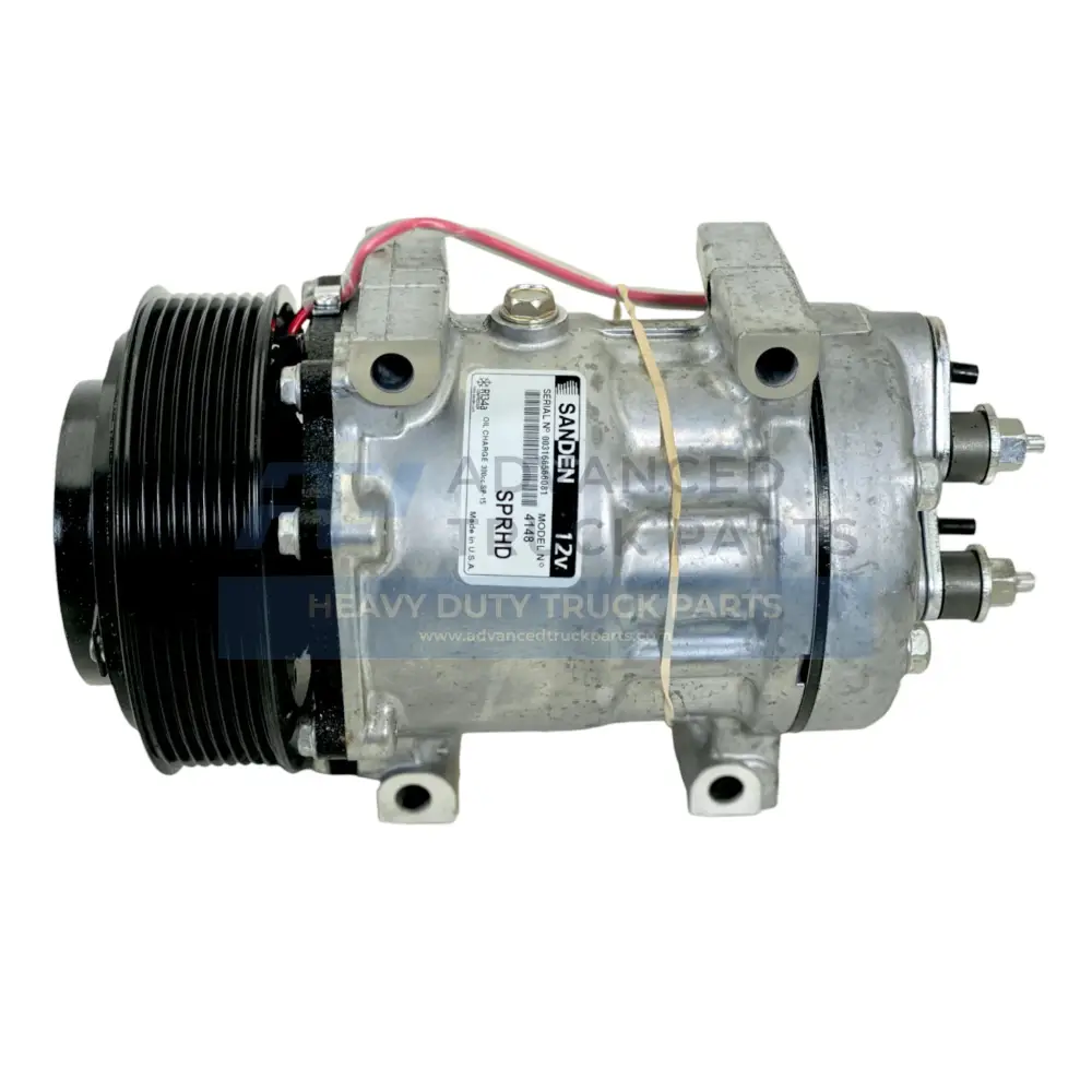 Genuine Sanden AC Compressor 12V for Kenworth Peterbilt